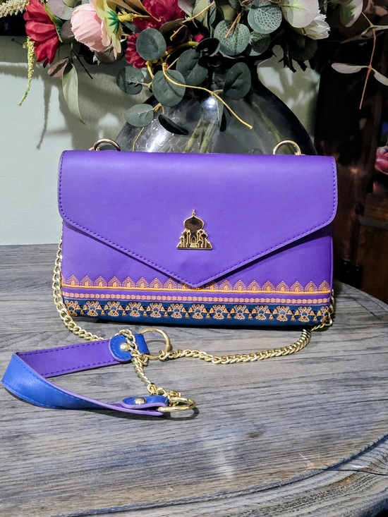 Loungefly Handbags - Loungefly Disney Aladdin Double-Sided Crossbody Bag - BoxLunch Exclusive